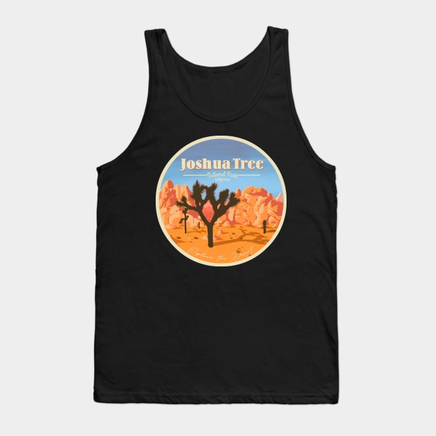 Joshua Tree National Park Tank Top by PaletteDesigns
